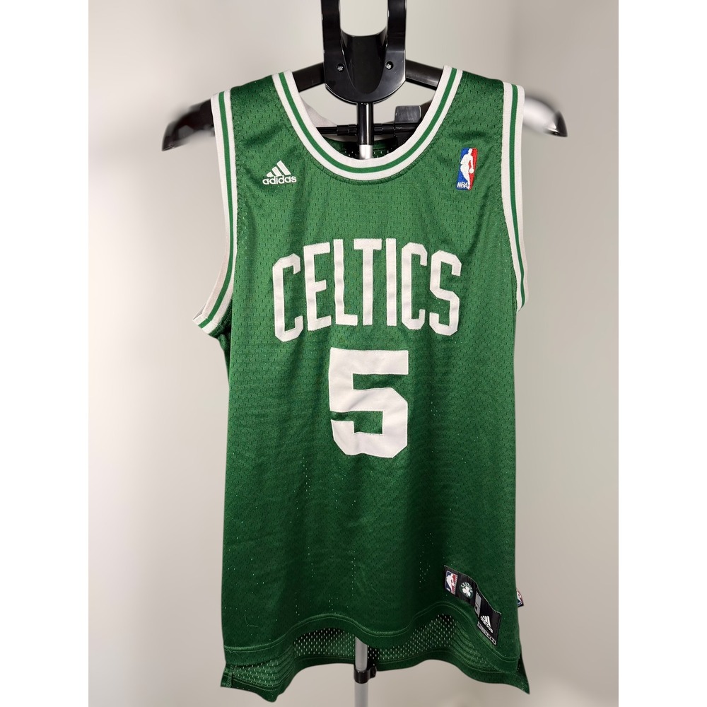 Adidas Boston Celtics Kevin Garnett 5 NBA Jersey Green Mens Medium Length +2